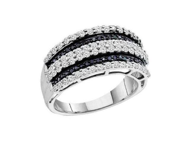 black and white diamond anniversary band