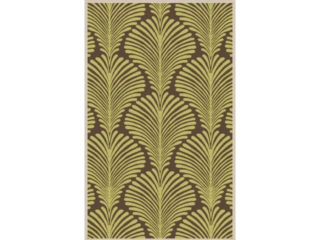 2 X 3 Phoenix Robellini Lime And Brown Hand Woven Wool Area Throw Rug Newegg Com