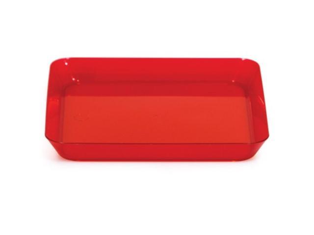 red disposable plates