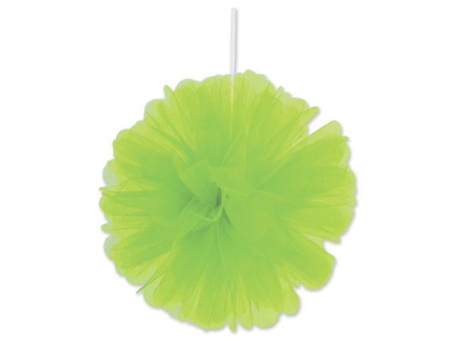 Club Pack Of 24 Decorative Lovely Lime Green Puffed Tulle Balls 8