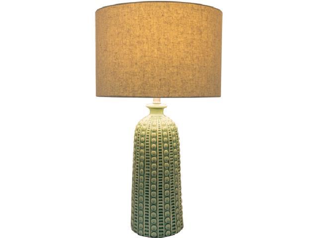 sage green table lamp