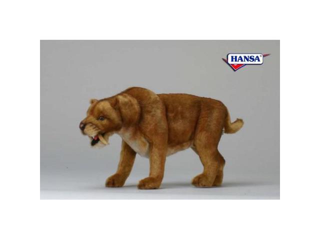 saber tooth tiger plush