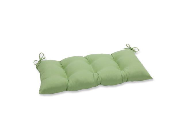 44 Lime Tweed Outdoor Patio Tufted Bench Cushion Newegg Com