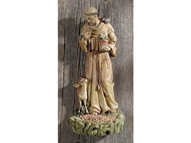 Pack Of 4 Joseph S Studio Saint Francis Bird Feeder Garden Figure