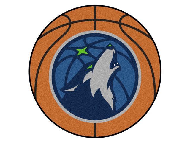 Nba Minnesota Timberwolves Basketball Shaped Mat Area Rug Newegg