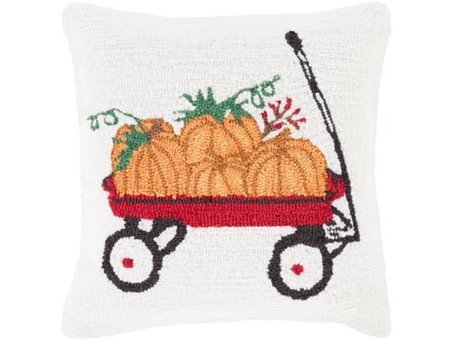 18 Rust Orange And Devil Red Decorative Pumpkin Patch Throw