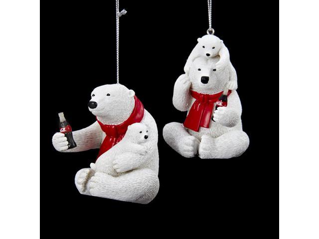 coca cola polar bear christmas decorations