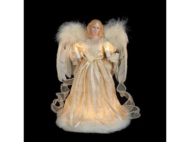 12 Elegant Ivory Lighted Angel Christmas Tree Topper Clear Lighted Angel Christmas Tree Topper