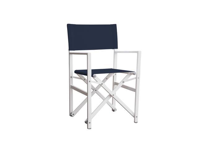 33 Navy Lightweight Foldable Aluminum Outdoor Patio Chair