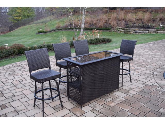 outdoor patio bar table and chairs