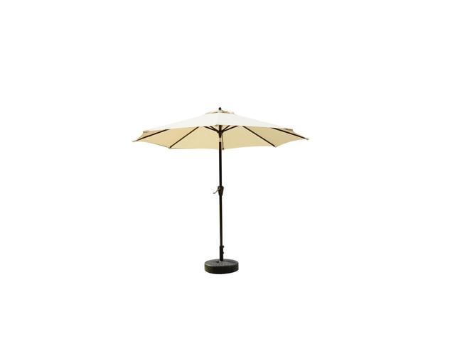 9ft Outdoor Patio Market Umbrella With Windvent Automatic Tilt