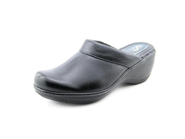 womens black clog shoes