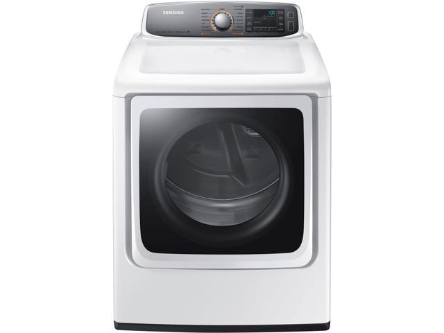 30" Front-Load Electric Dryer with 9.5 cu. ft. Capacity, 15 Dry Cycles, Steam Refresh Cycle, 11 Options, 5 Temperature Settings, Sensor Dry, Vent Sensor and Dryer Rack: White