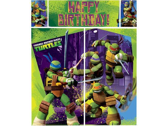 Ninja Turtles Party Scene Setter Each Party Supplies Newegg Com