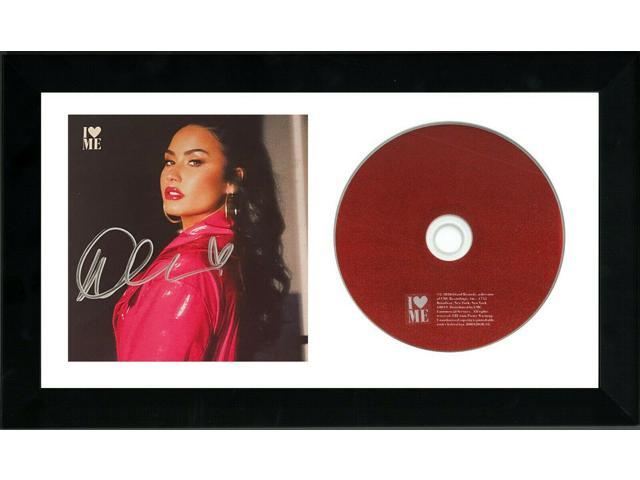 Demi Lovato signed 2020 I Love Me Album Cover w/ CD 6.5x12 Custom ...