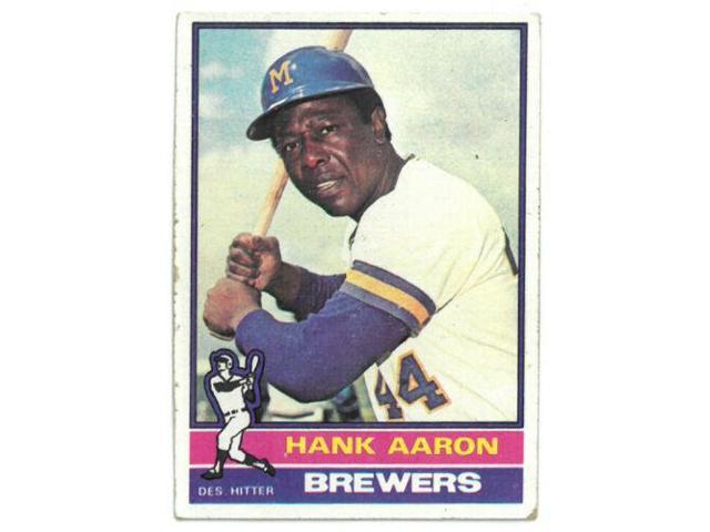 hank aaron milwaukee brewers jersey