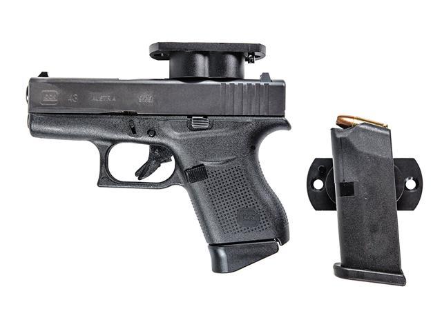 Magnetic Magazine Ammo Holder Safe Door Mount Storage Gun Firearm Pistol Clip 
