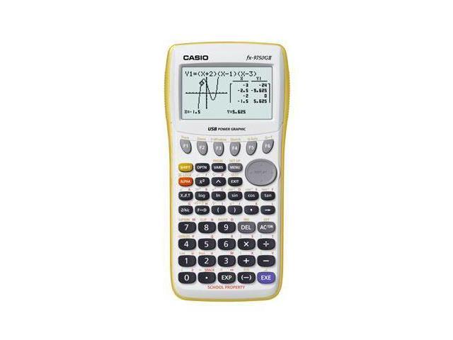 Ansættelse At adskille Stænke Casio FX-9750GII-SC Graphing Calculator - Yellow - Newegg.com