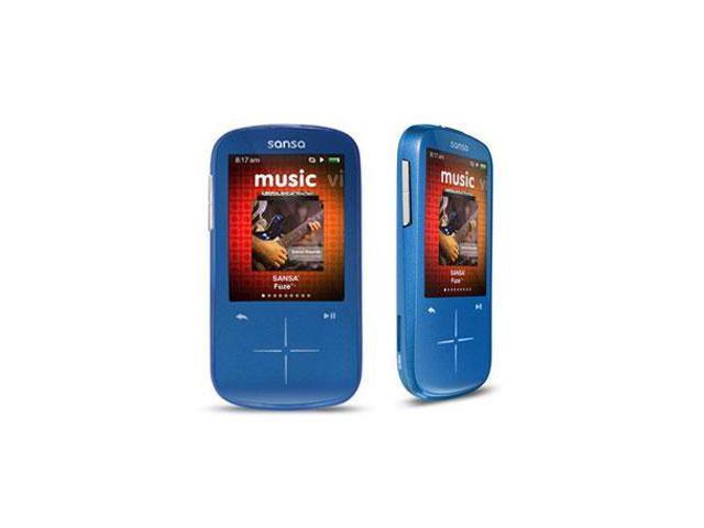 SanDisk Sansa Fuze+ 2.4" Blue 8GB MP3 / MP4 Player SDMX20R-008GB-A57