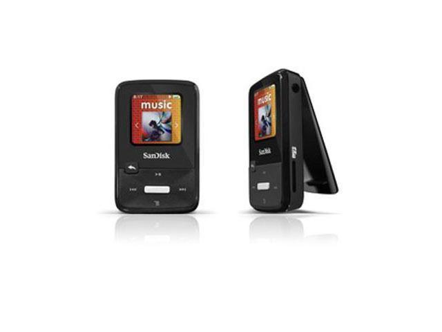 SanDisk Sansa Clip Zip 1.1" Black 4GB MP3 Player SDMX22-004G-A57K