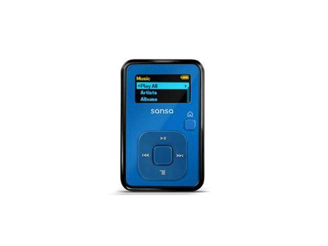 SanDisk Sansa Clip+ 1.0" Blue 4GB MP3 Player SDMX18R-004GB-A57