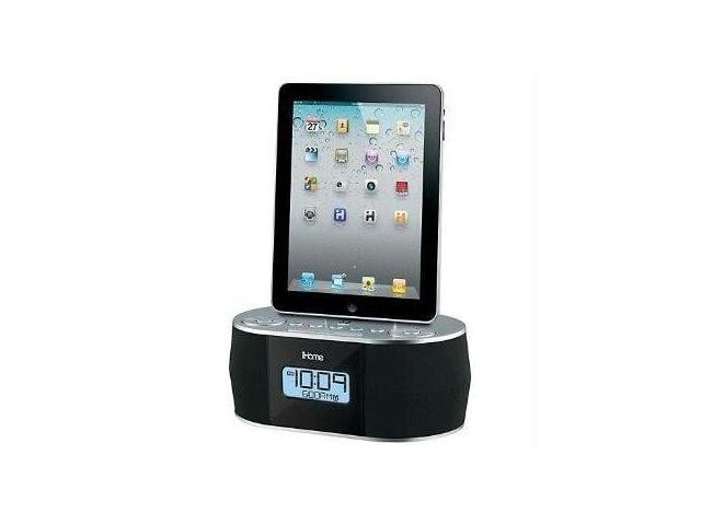 iHOME ID38SV Ihome id38 app-enhanced dual alarm clock fm stereo with