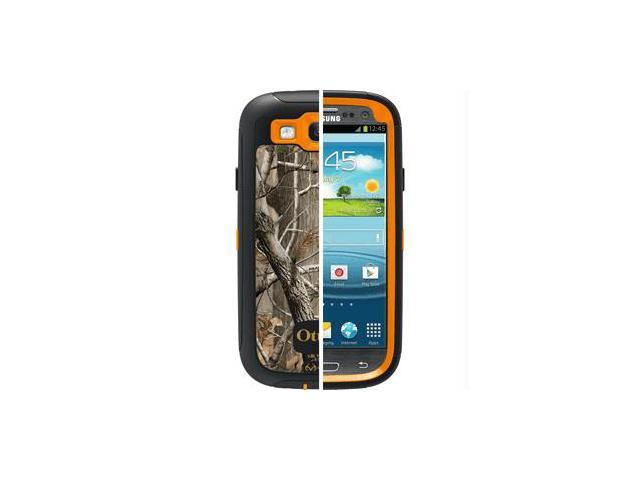 OtterBox Defender AP Blaze Orange/Black Camo All Purpose Case For Samsung Galaxy S III 77-21384