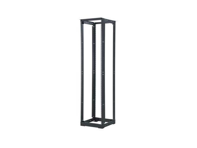C2G 45U 4-Post Adjustable Open Frame Rack with M6 Rails - 21-32in Depth ...
