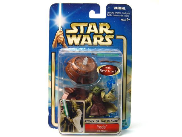 YODA Jedi Master Action Figure for sale online Hasbro Star Wars Attack of the Clones 