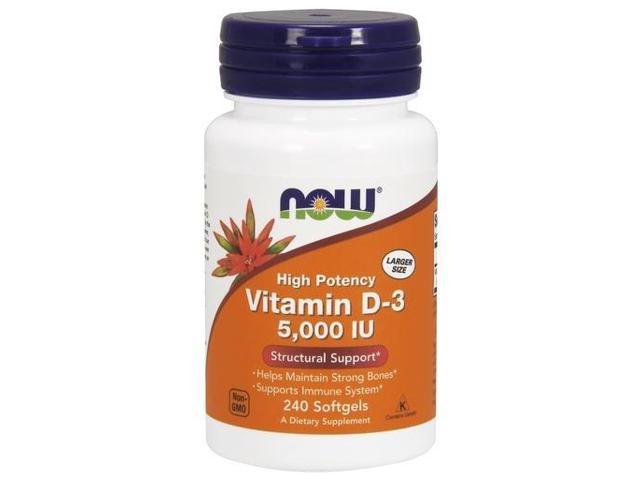 Vitamin D 3 5000 Iu 240 Softgels By Now