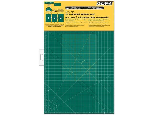 Olfa Gridded Cutting Mat Set 35 X70 Clipped Newegg Com