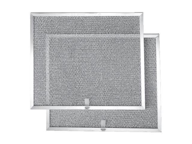 2-Pack Broan Model BPQTAF Compatible Aluminum Carbon Combo Range Hood Filters 