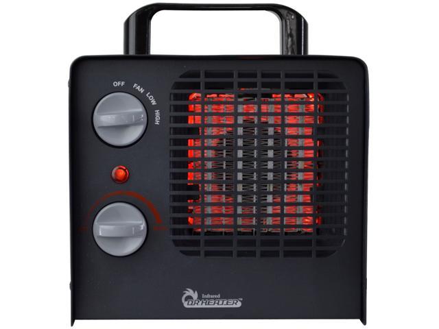 Dr Infrared Heater DR-838 Family RED Ceramic Space Heater with Adjustable Thermostat