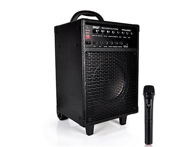 Photo 1 of Pyle Wireless Portable Bluetooth PA Speaker System, Rechargeable Battery, Microphone, 600W