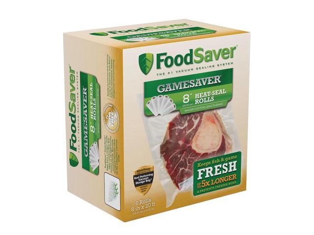 Foodsaver Gamesaver 8 Inches X 20 Feet Long Rolls - 6 Pack - FSGSBF0544-P00