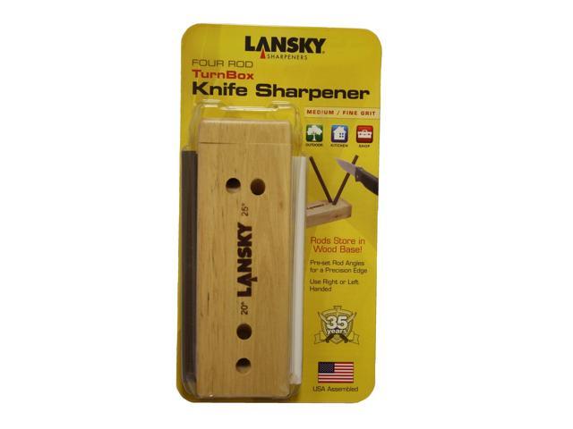 Lansky 2 Rod Diamond Turnbox Crock Stick Sharpener LDTB2