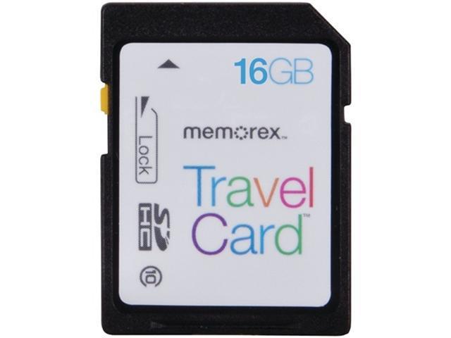 Memorex TravelCard 16 GB Secure Digital High Capacity (SDHC) - 1 Card/1 Pack