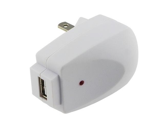 White USB Travel Charger Compatible With Motorola Rokr Z6