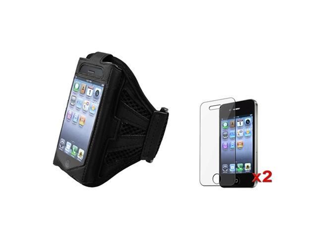 SPORT RUNNING ARMBAND CASE COVER+LCD compatible with Sprint Verizon AT&T iPhone® 4 G 4S 4GS