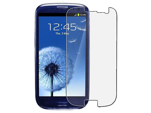 Black Silicone Case with Anti-Glare LCD Cover compatible with Galaxy S III i9300