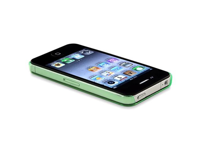 Slim Fit Snap-on Case compatible with Apple® iPhone® 4 / 4S,Clear Green