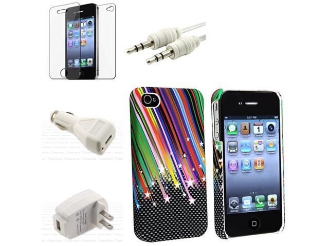 Case+Film+Star Cord+2 INSTEN Charger For iPhone® 4 4S 4G 4GS G 4TH