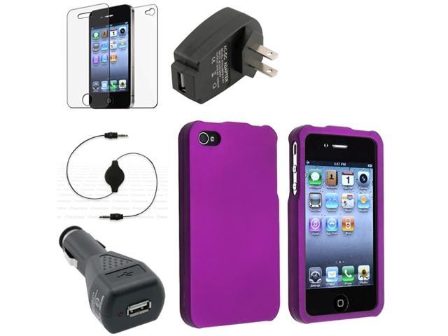 Case+INSTEN USB Charger+Protector for iPhone® 4 4S 4G 4GS