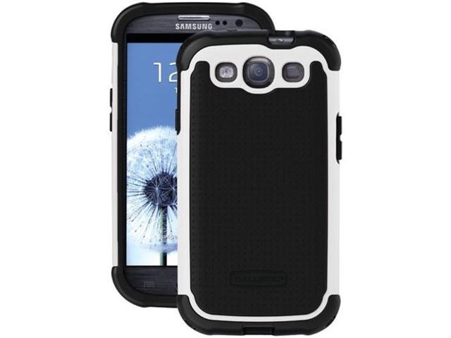 Ballistic Tough Jacket TJ0930-A08C Tough Jacket case compatible with Samsung Galaxy S III ,Black Silicone/Black TPU/White PC