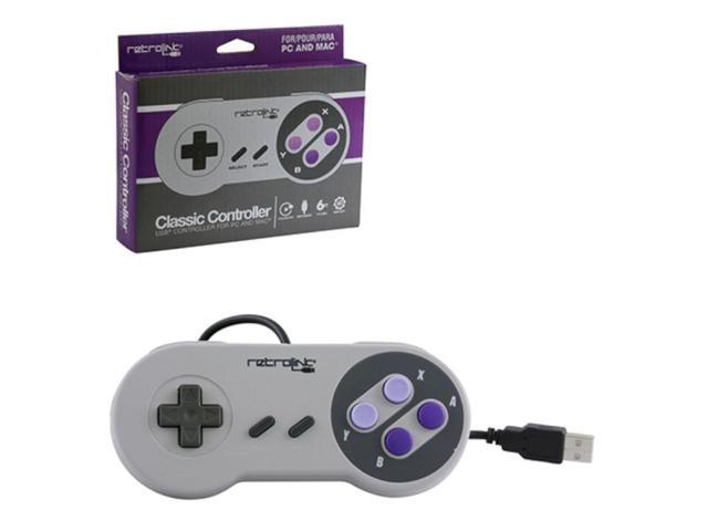 Retro-Link Wired USB Controller For PC And Mac For Super Nintendo Entertainment System