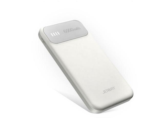 Insten 6000 Mah Power Bank With Micro Usb Cable White Gray