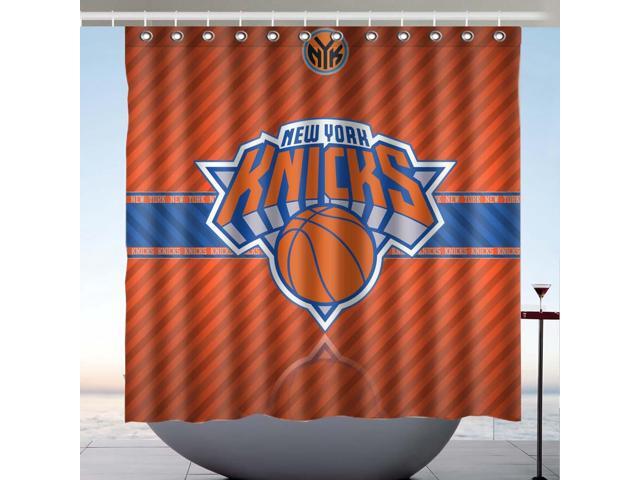 New York Knicks Nba 03 Design Polyester Fabric Bath Shower New York Knicks Nba 03 Design Polyester Fabric Bath Shower Curtain 180x180 Cm