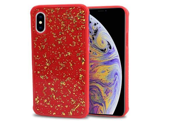 For Apple Iphone Xs Max Case By Insten Scattered Frozen Gold