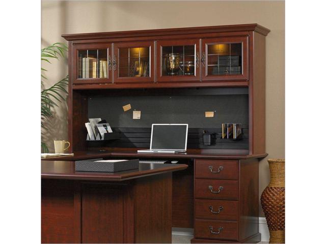 Sauder Heritage Hill Large Executive Desk Hutch Newegg Com