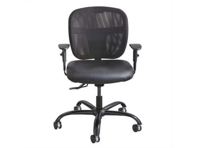 Photo 1 of Safco Vue Intensive Use Mesh Task Chair Vinyl Seat Black 3397BV